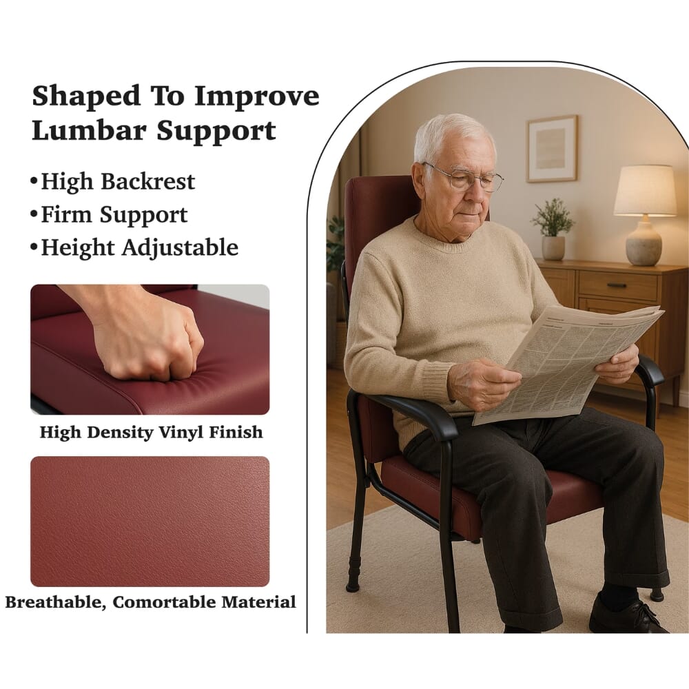 longfield high back chair features