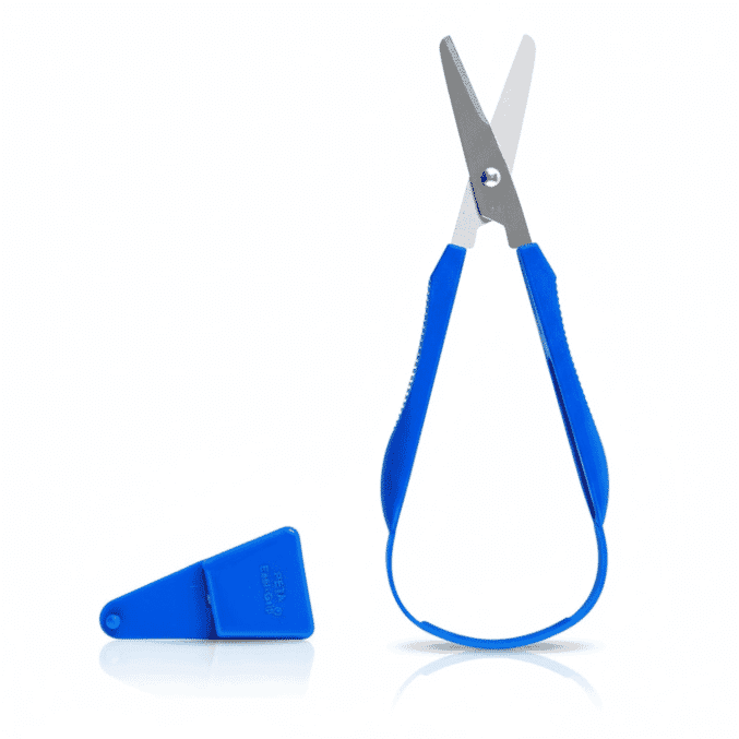 loop scissors round end