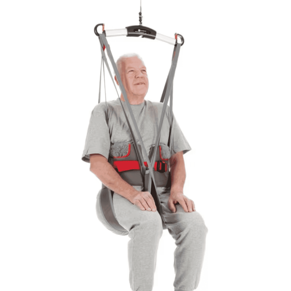 low back hygiene toileting sling front