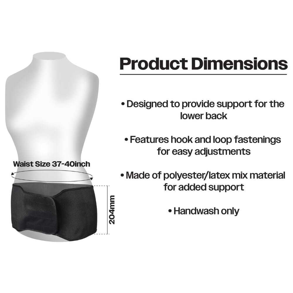 lumbar support belt large size