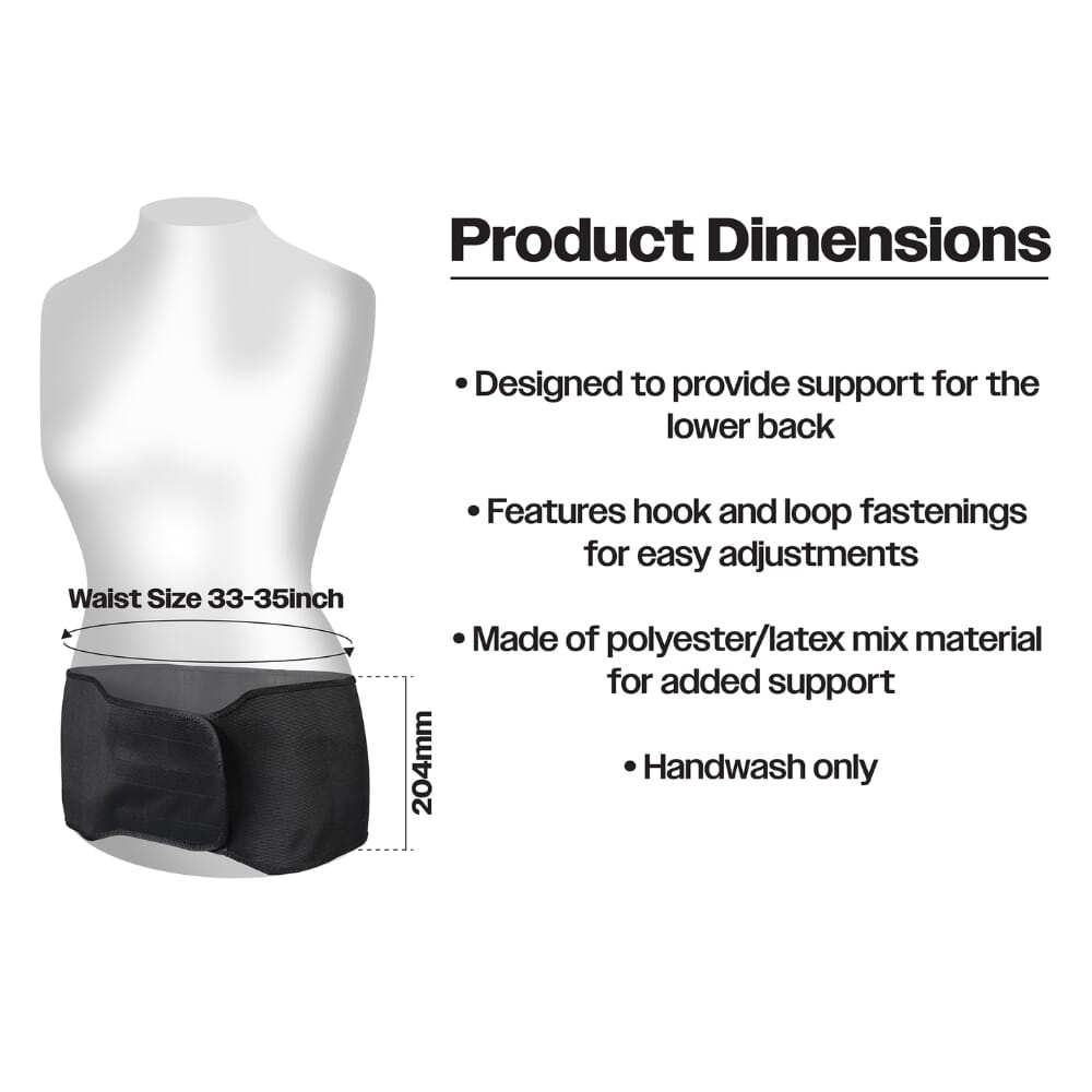 lumbar support belt medium