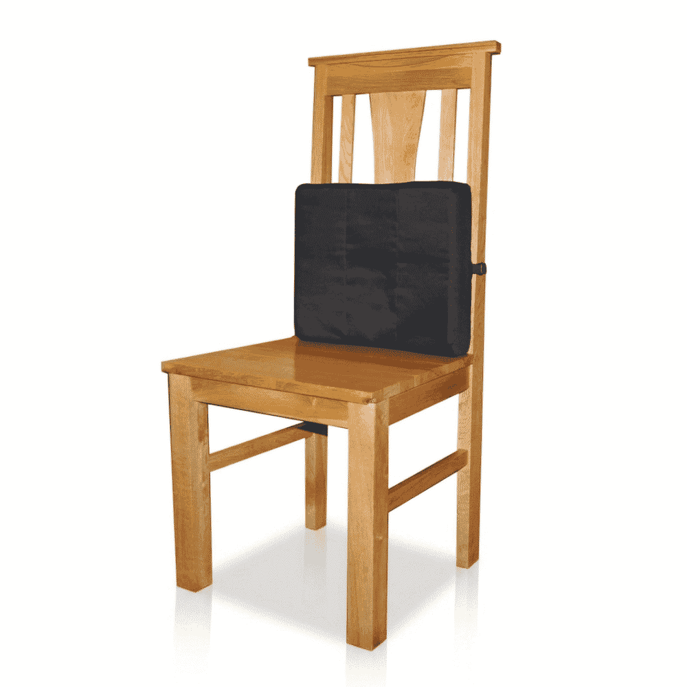 lumbar support cushion on chair
