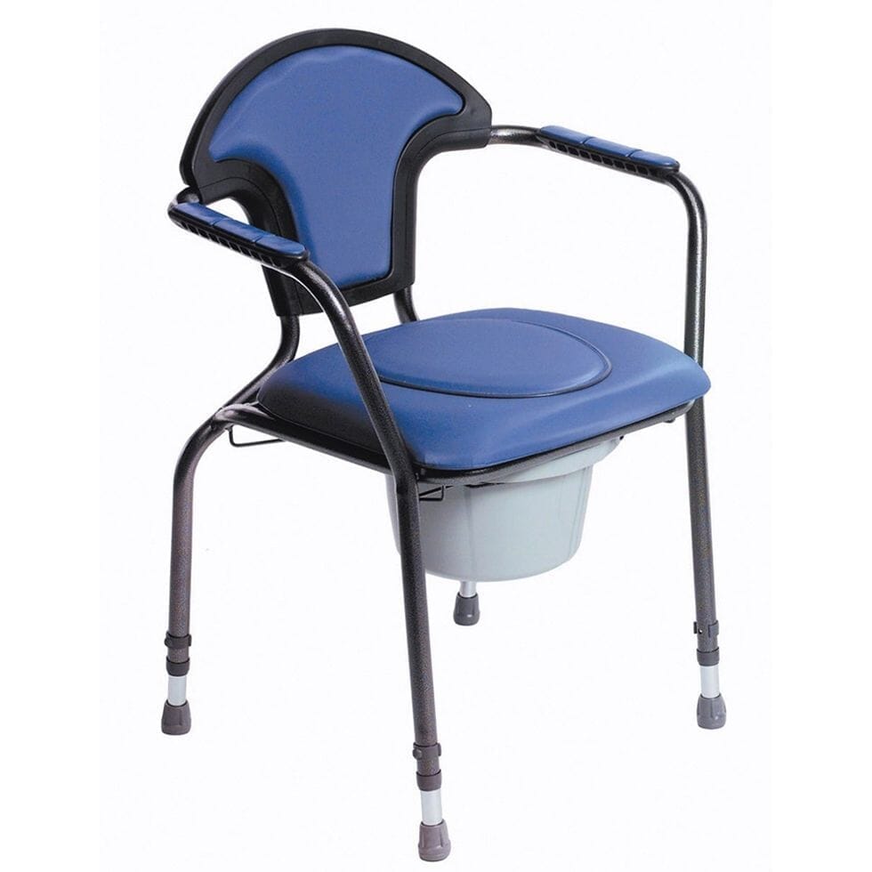 View Luxury Commode Chair Blue information
