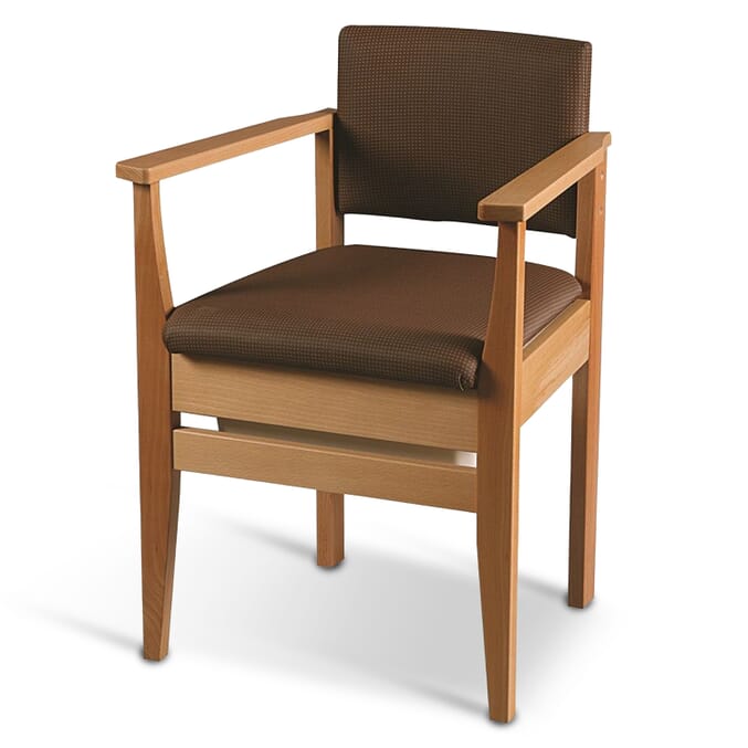 luxury ergo commode chair brown