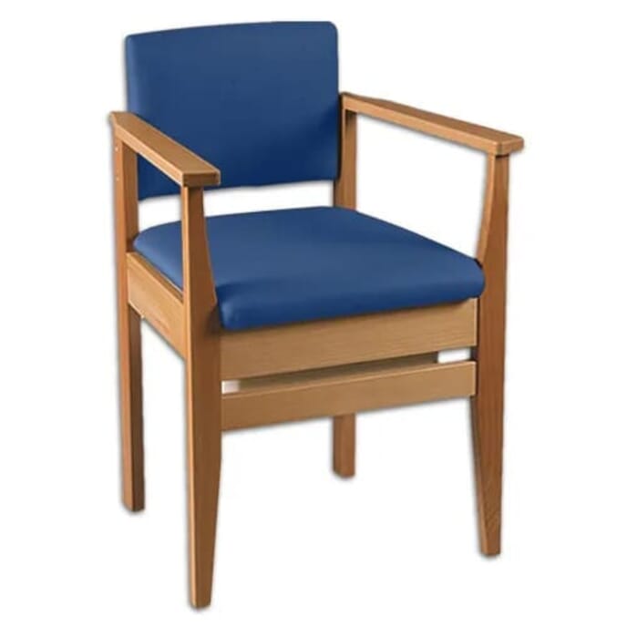 luxury ergo commode chair navy