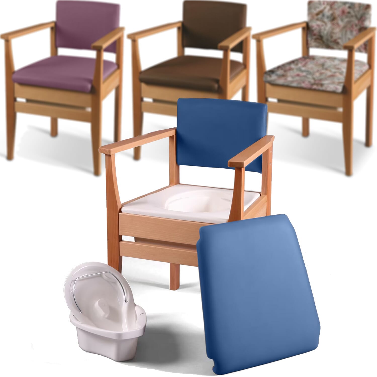 Luxury Ergo Commode Chair