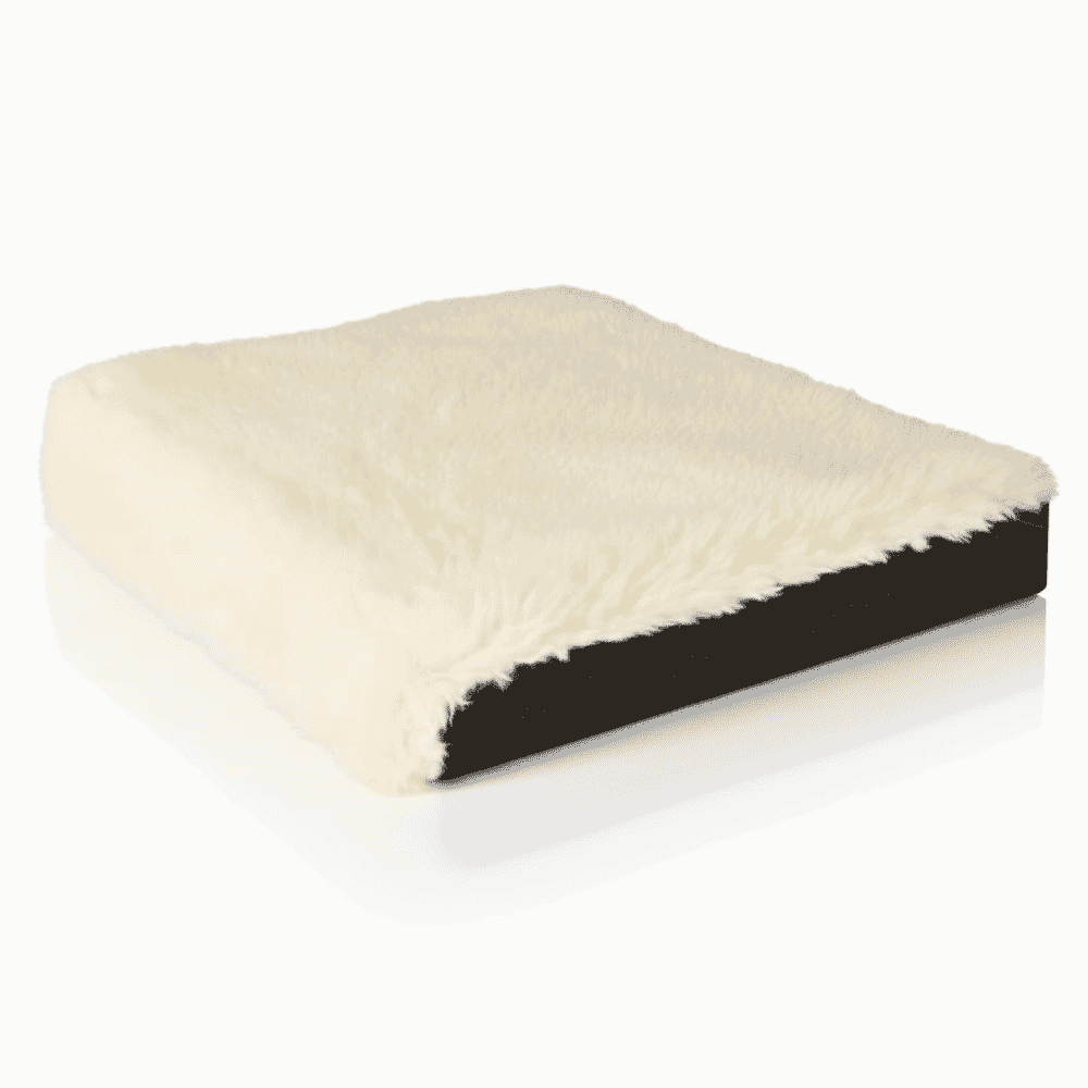 View Luxury Fleece Cover Cushion 20 x 16 x 2 information