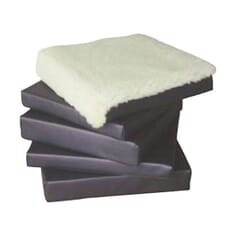 Luxury Fleece Cover Cushions - 16'' x 16'' x 2''