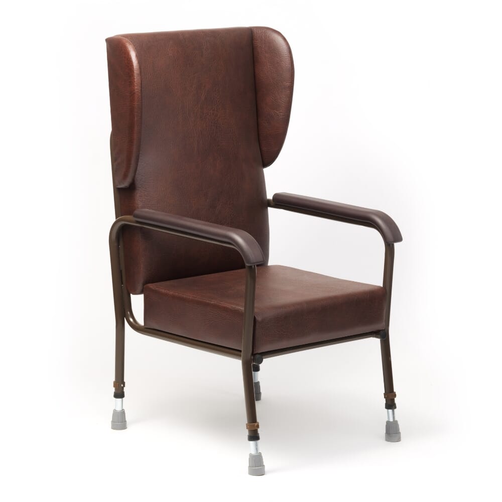 luxury high back chair with wings 1