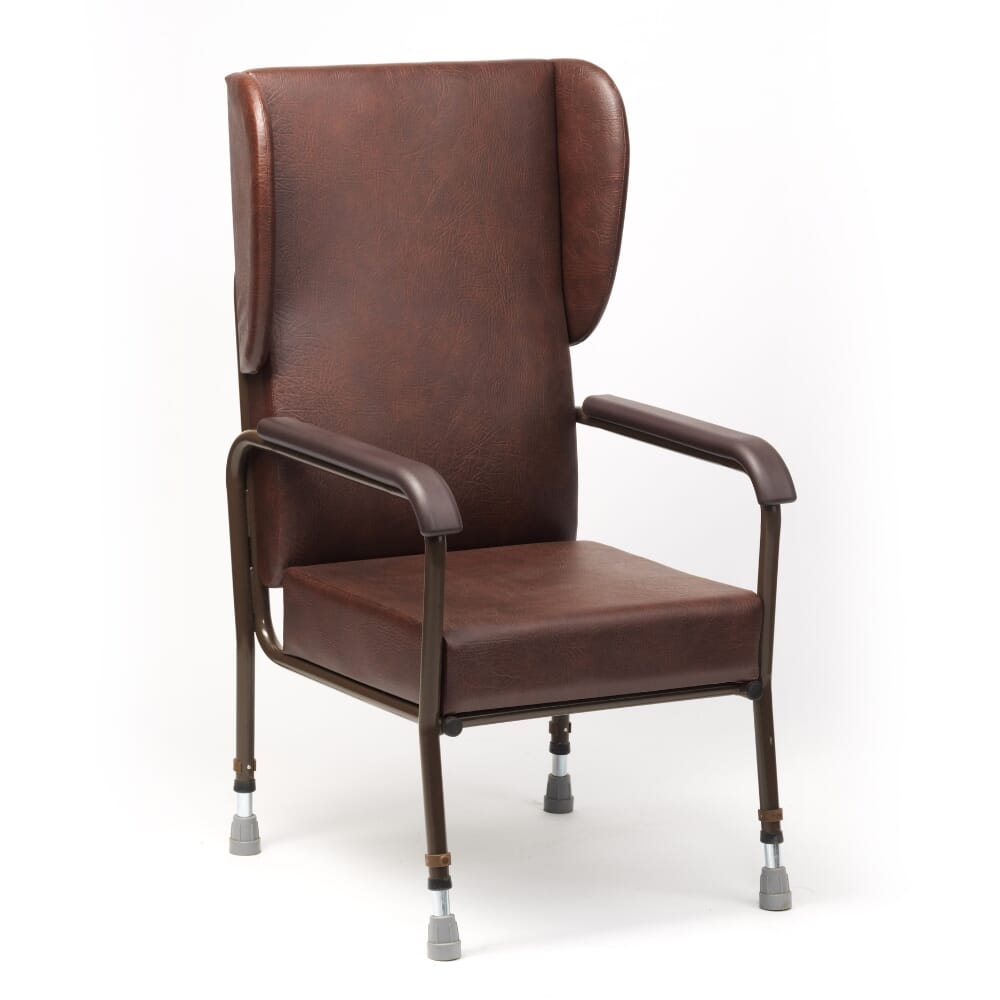 Luxury High Back Chair With Wings