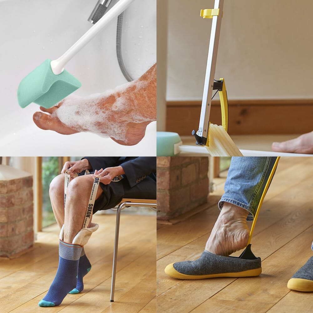 luxury hip support kit in action