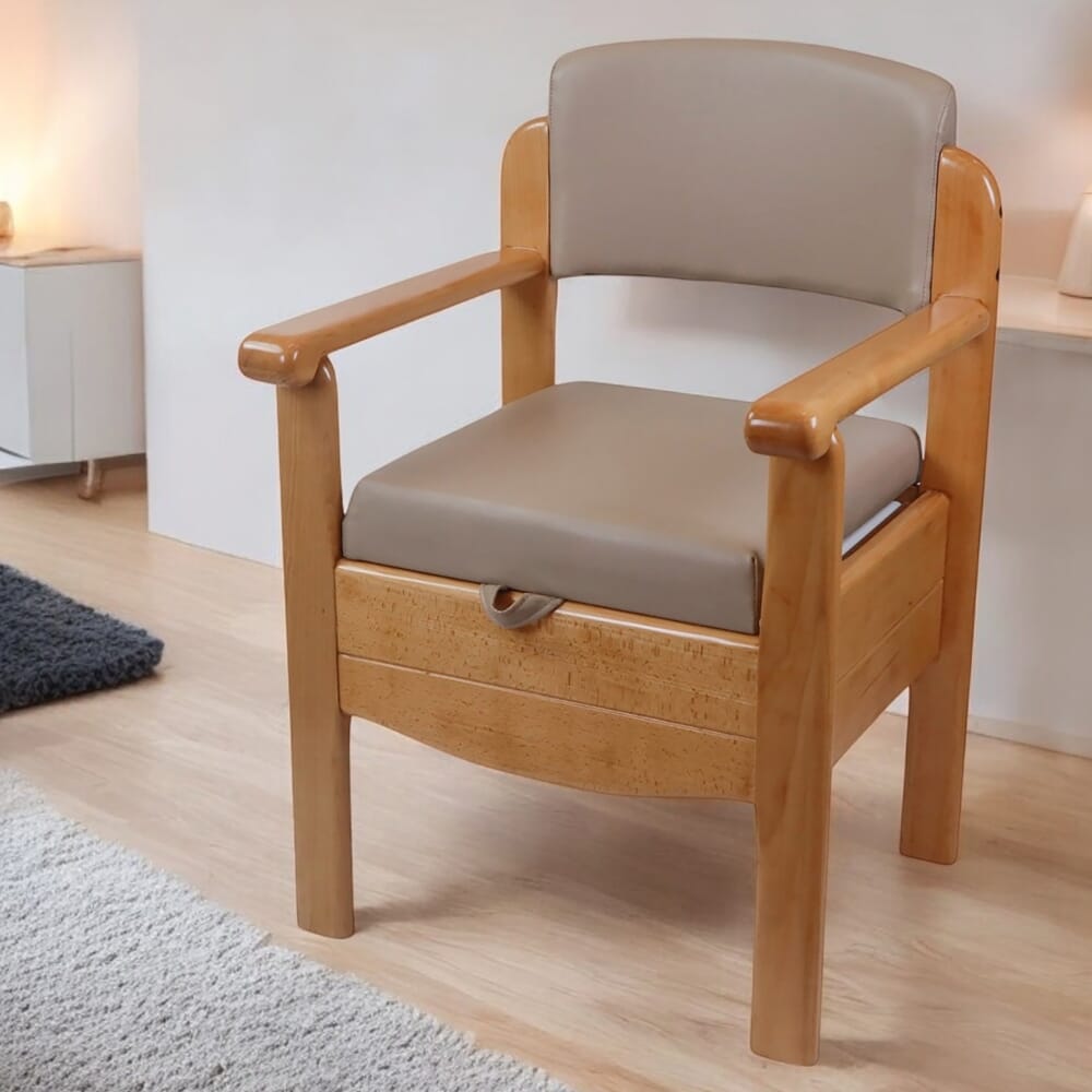 luxury wooden commode coffee latte lifestyle 1