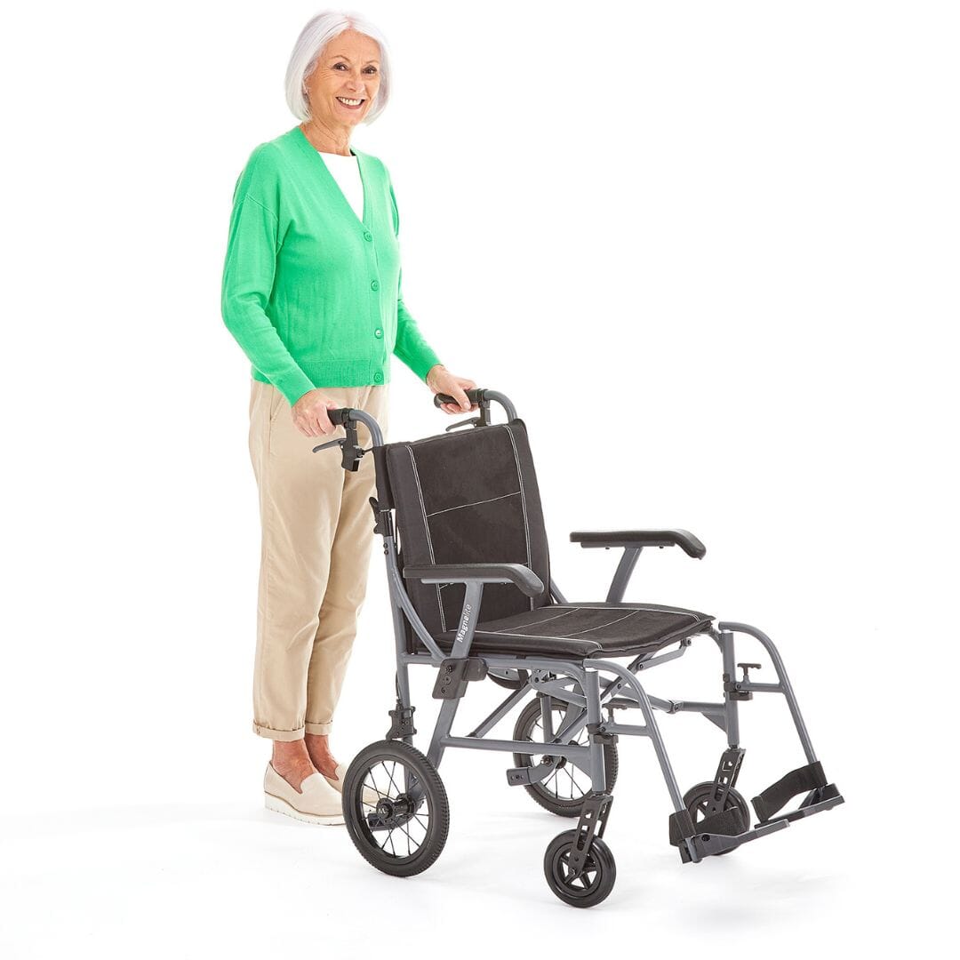 magnelite transit wheelchair attendant