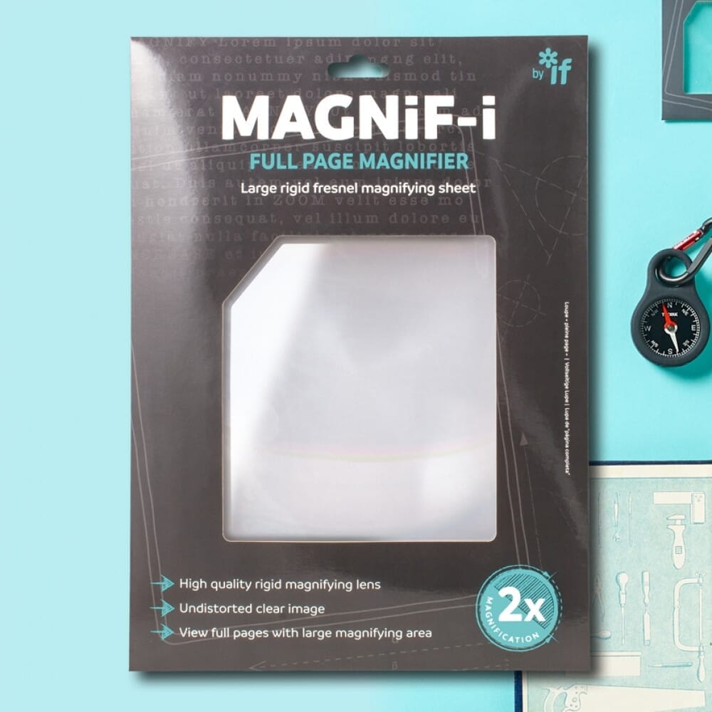 magnifi full page magnifier in packaging