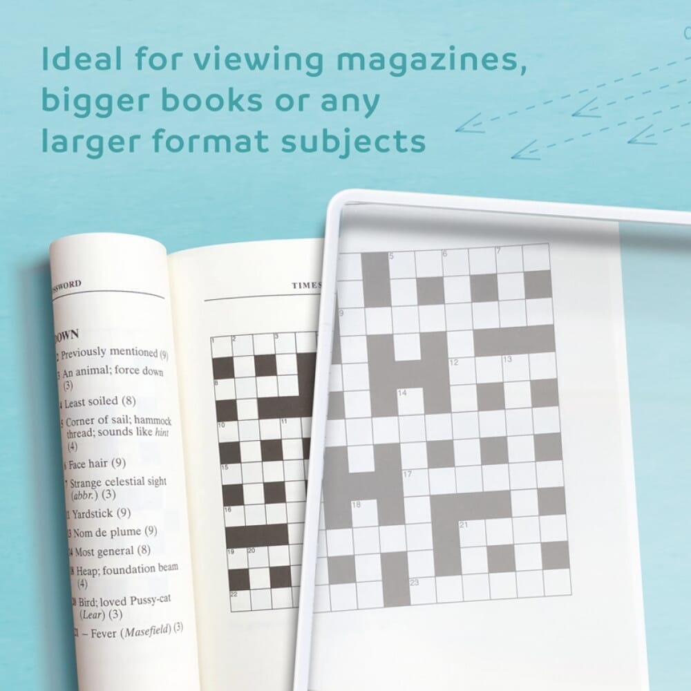 magnifi full page magnifier on crossword