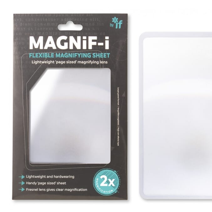 magnifying sheet