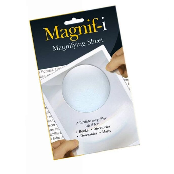 magnifying sheet