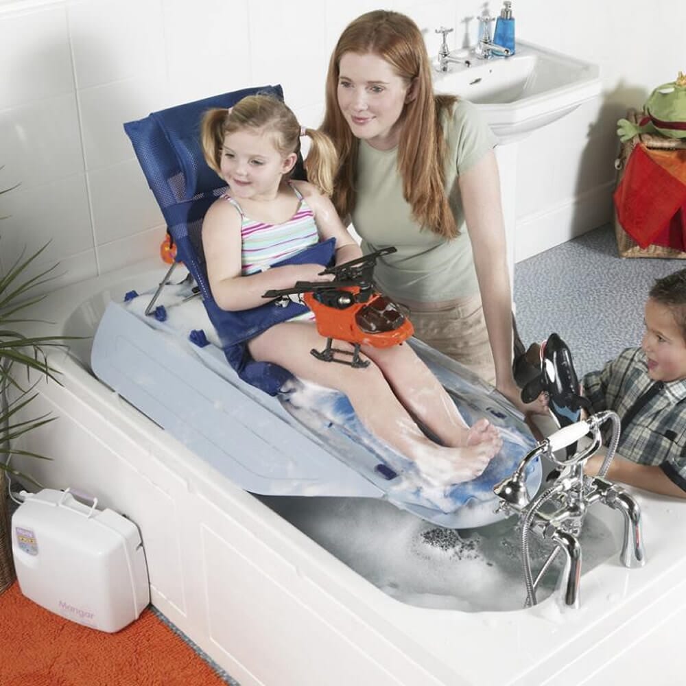 View Surfer Bather Childrens Powered Bath Lift with pommel information