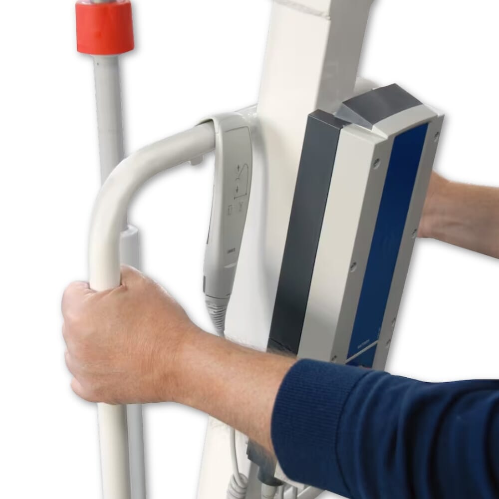 marlin hoist with electric leg opening easy to move