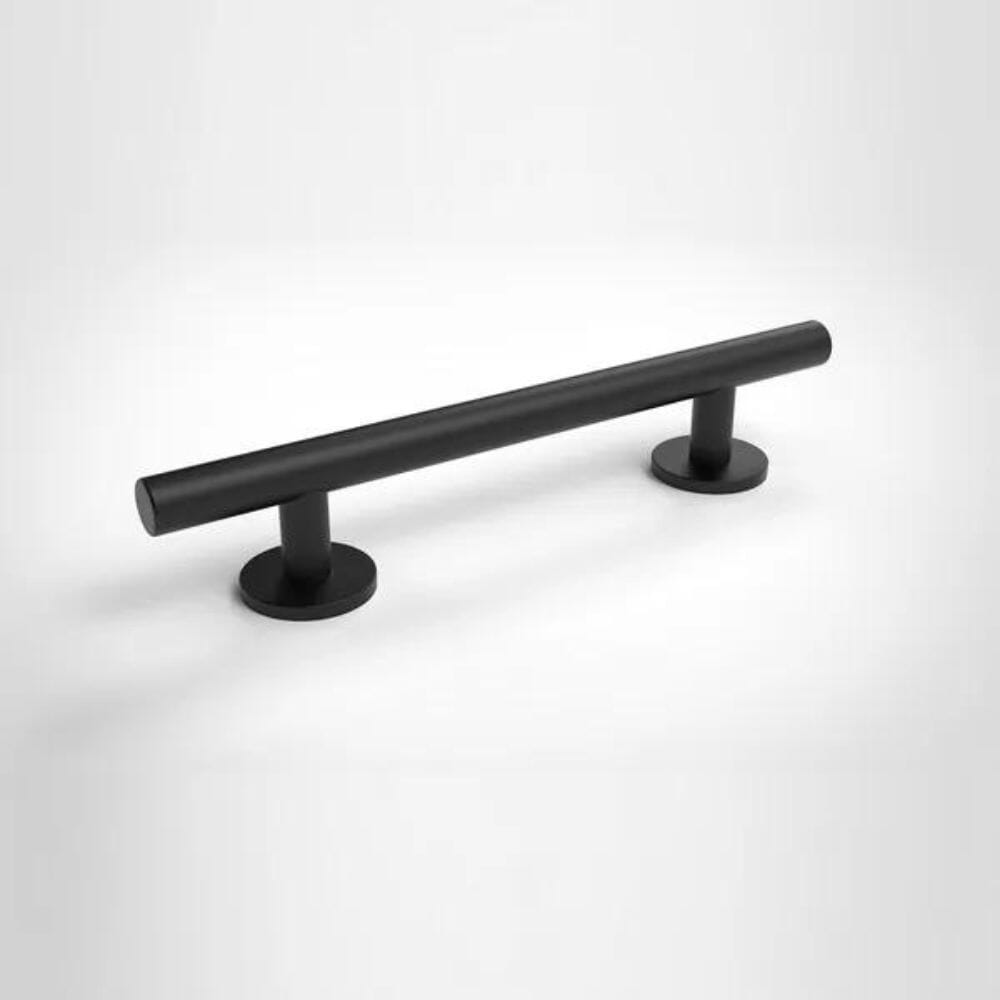 matt black luxury straight grab rail 480mm