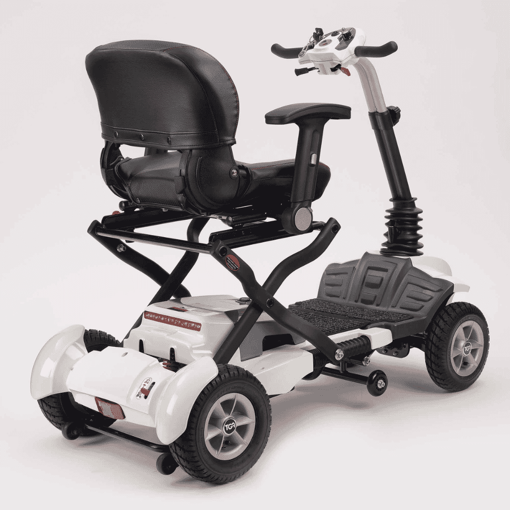 maximo folding mobility scooter back