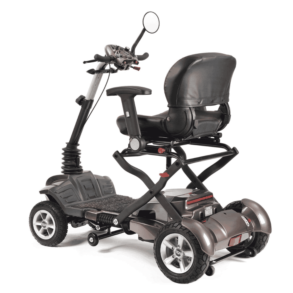 maximo plus folding mobility scooter back