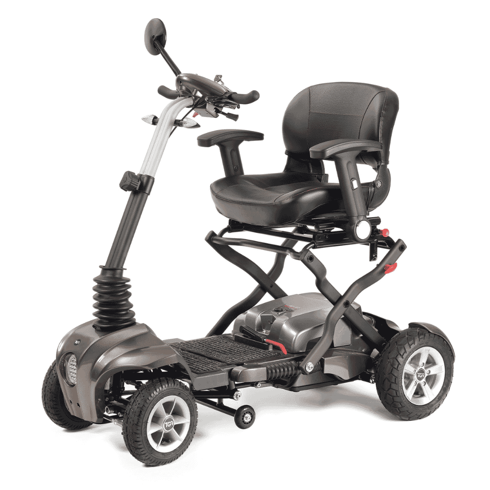 maximo plus folding mobility scooter bronze