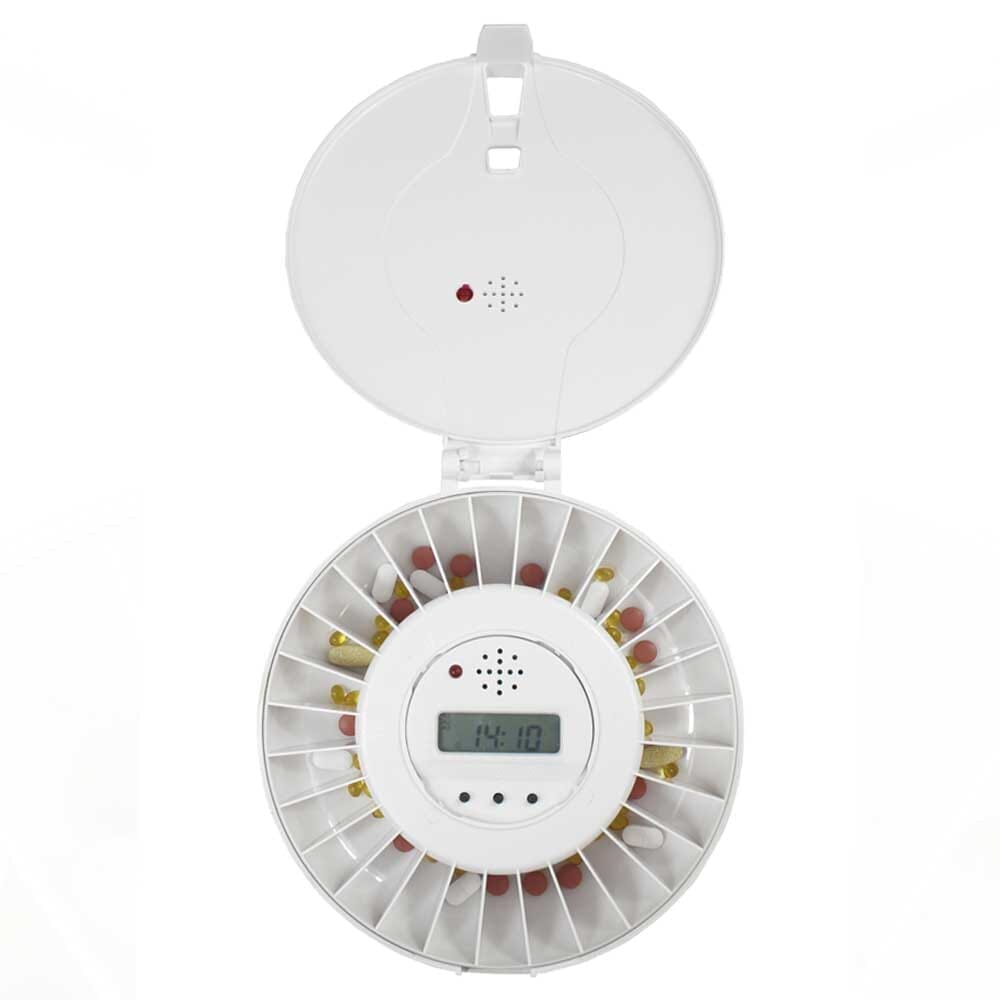 medelert automatic pill dispenser open lid