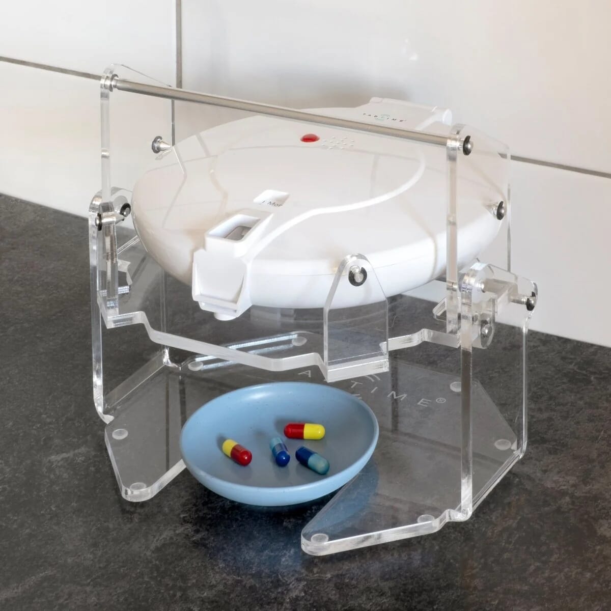 medelert automatic pill dispenser solid lid with tipper