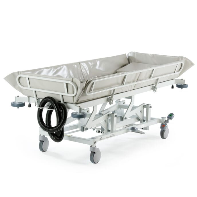 medicare height adjust shower trolley hydraulic