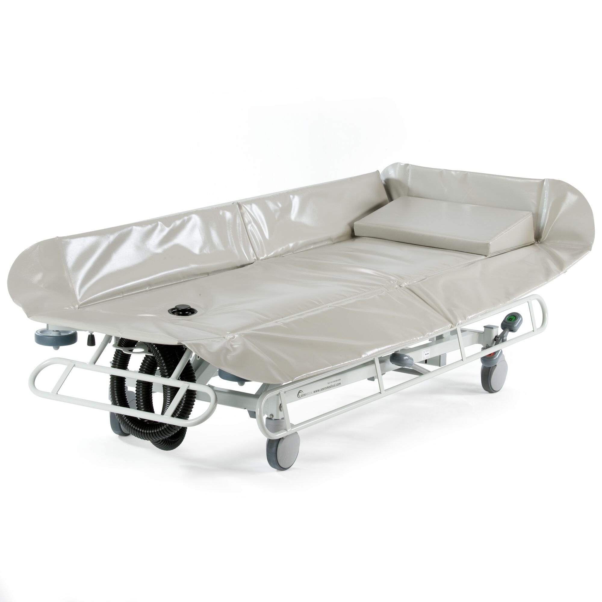 medicare hydraulic shower trolley sides open