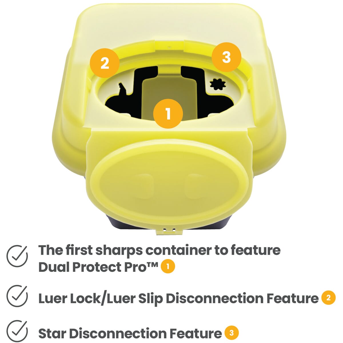 medium sharps bin dual protect pro