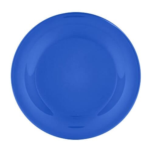 View Melamine Shatterproof Plate Blue 8 Inch information