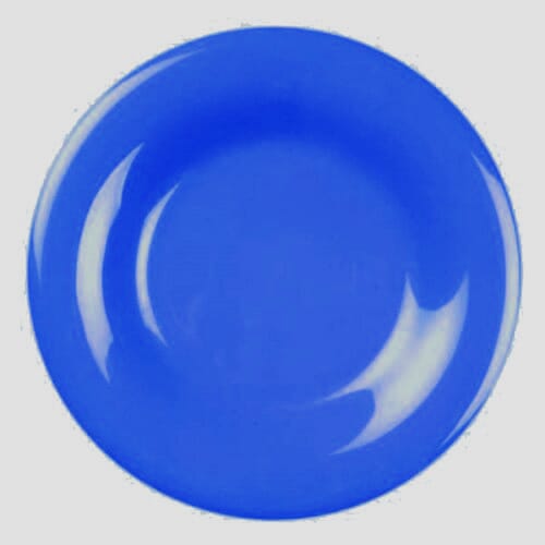 melamine shatterproof plate side plate blue