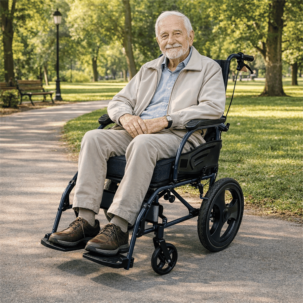 memory foam economy wheelchair cushion lifestyle