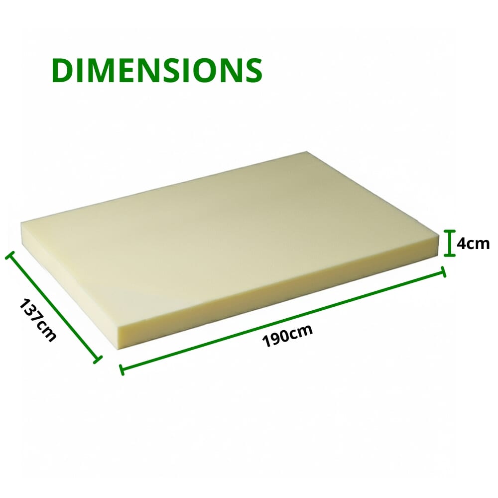 memory foam mattress topper double dimensions