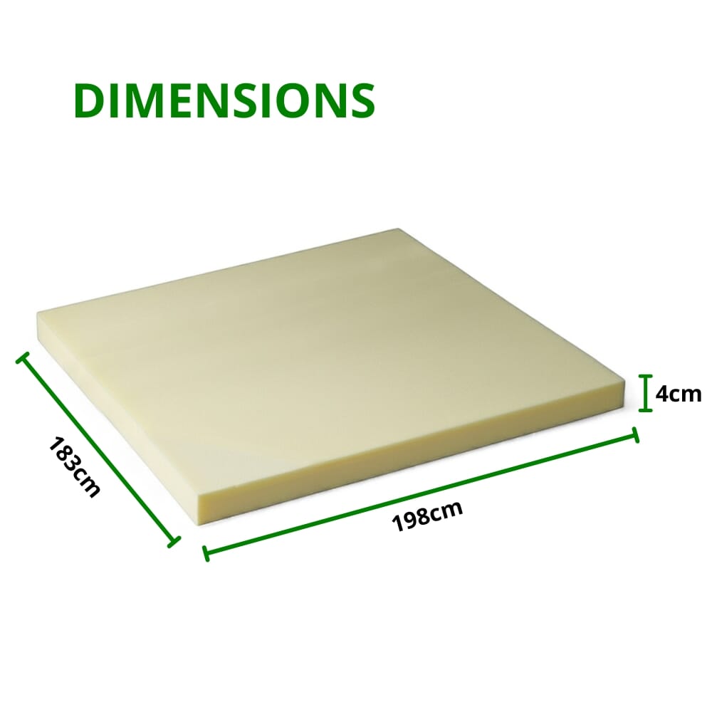 memory foam mattress topper super king dimensions
