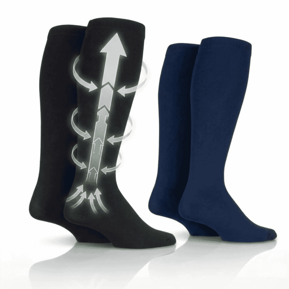 Mens Compression Socks - 2 Pairs