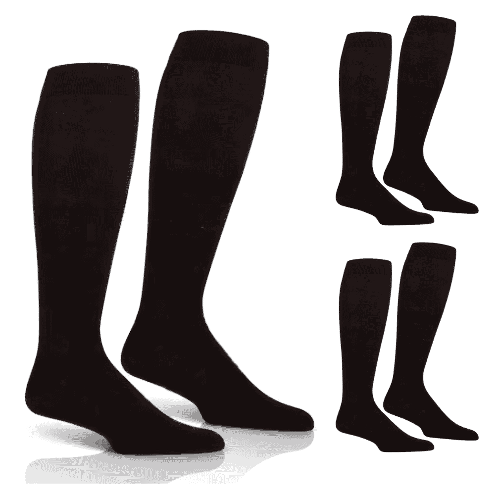 mens flight socks black 3 pairs
