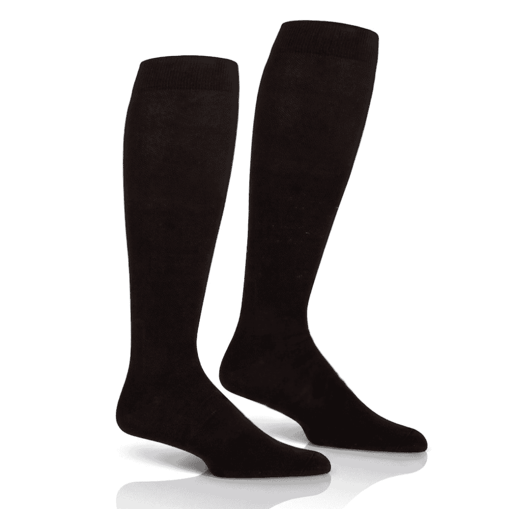 mens flight socks black detail
