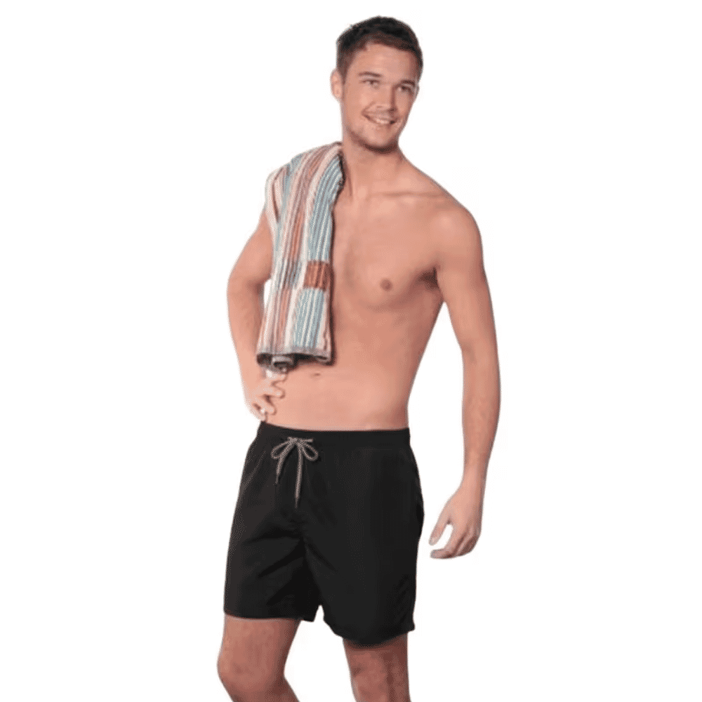 mens incontinence swim shorts in use