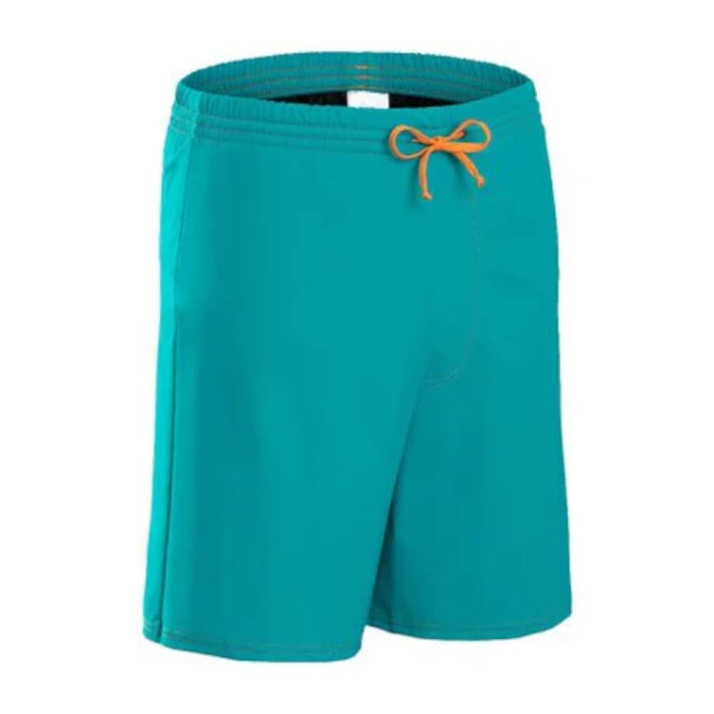 mens incontinence swim shorts teal front