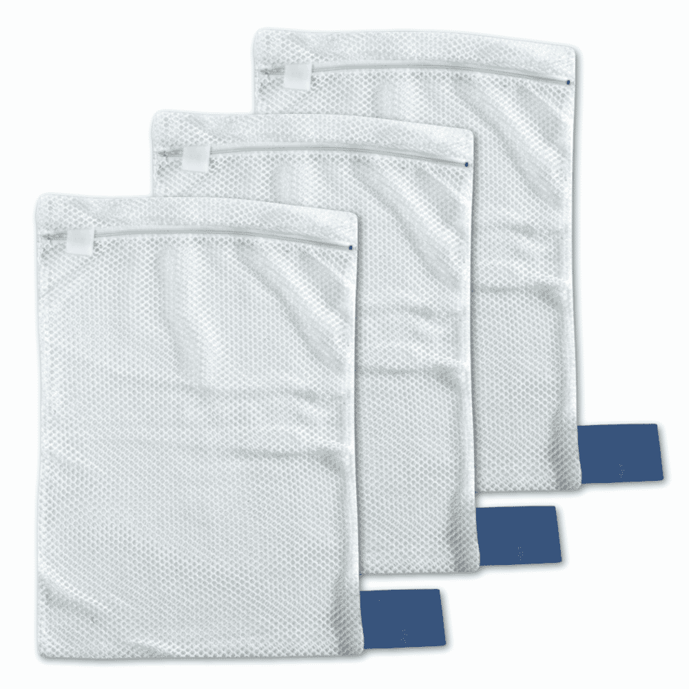 mesh laundry bag blue tag 46cm x 64cm pack of 3