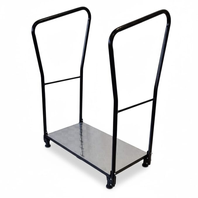 metal half step step with two handles