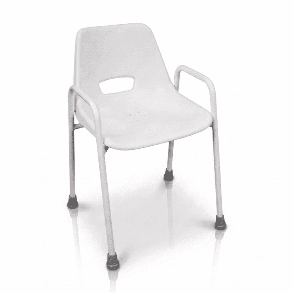 milton shower chair fixed height