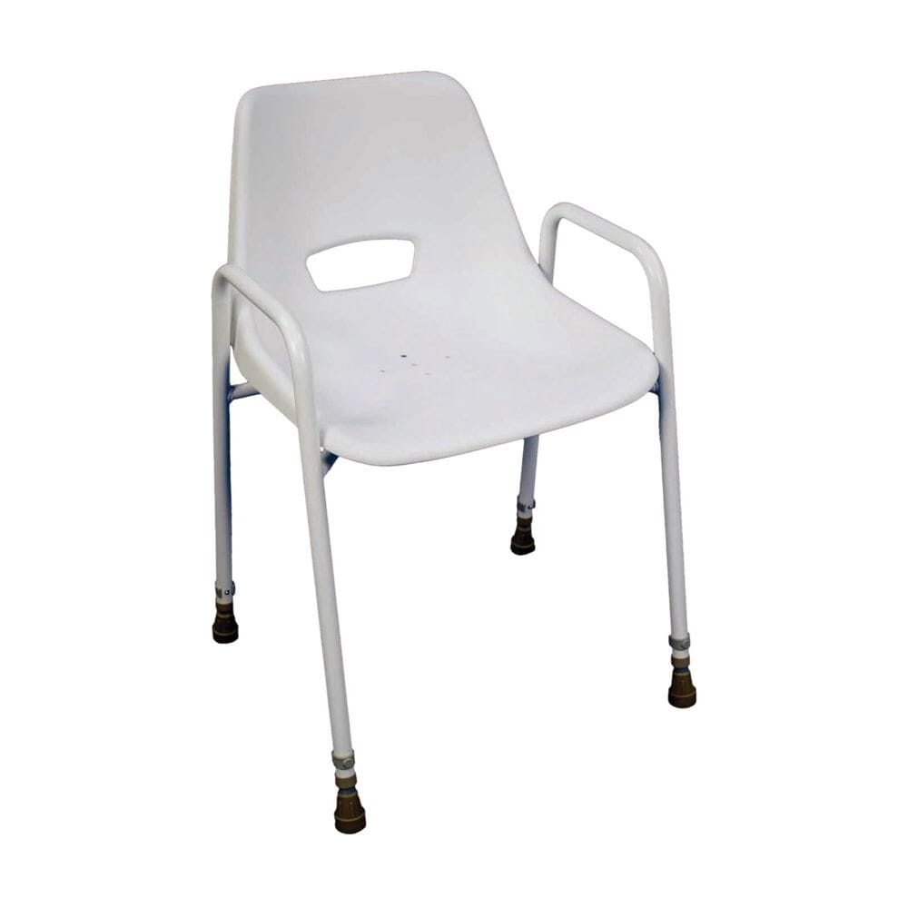 View Milton Shower Chair Adjustable Height 450 620 information