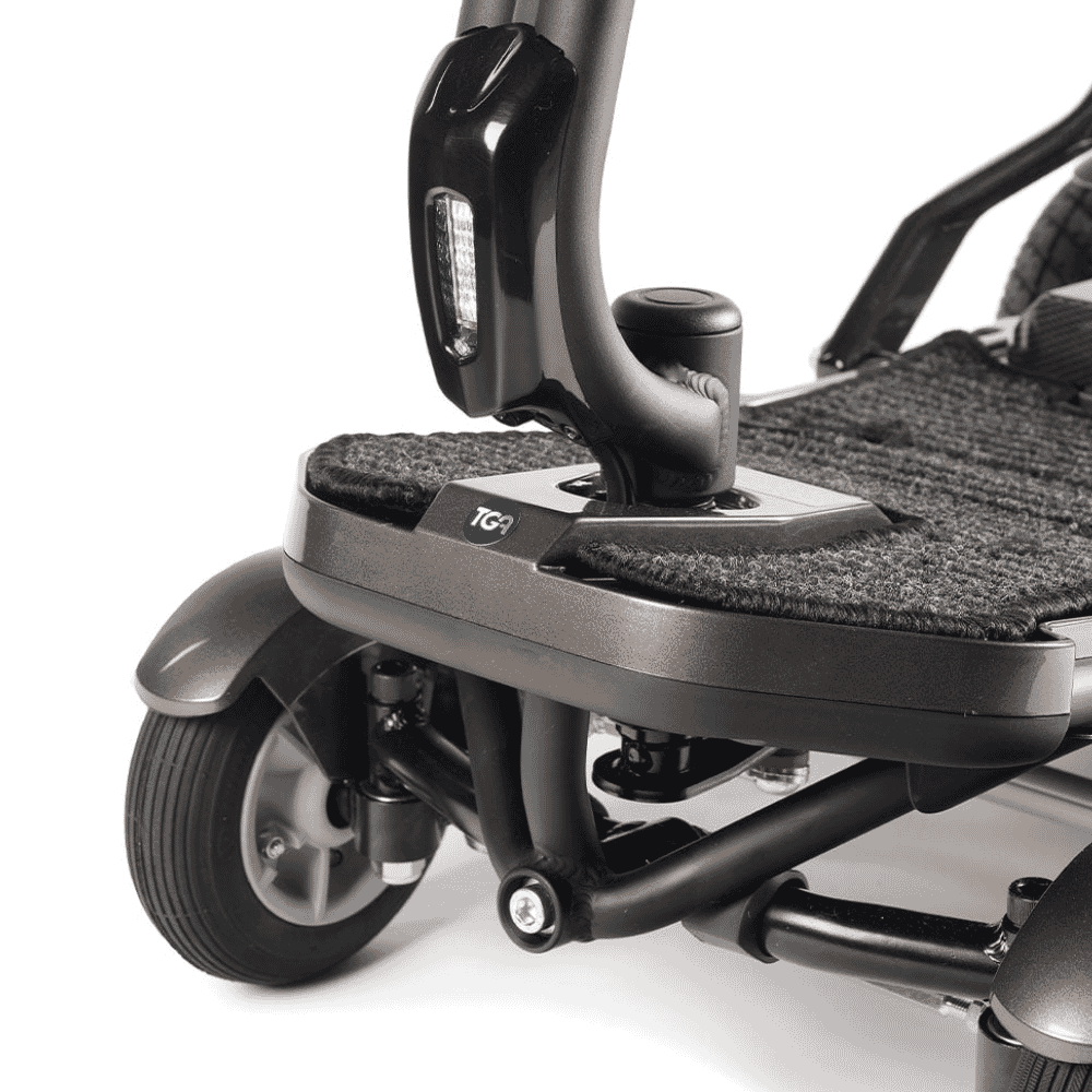 minimo plus folding mobility scooter bronze front
