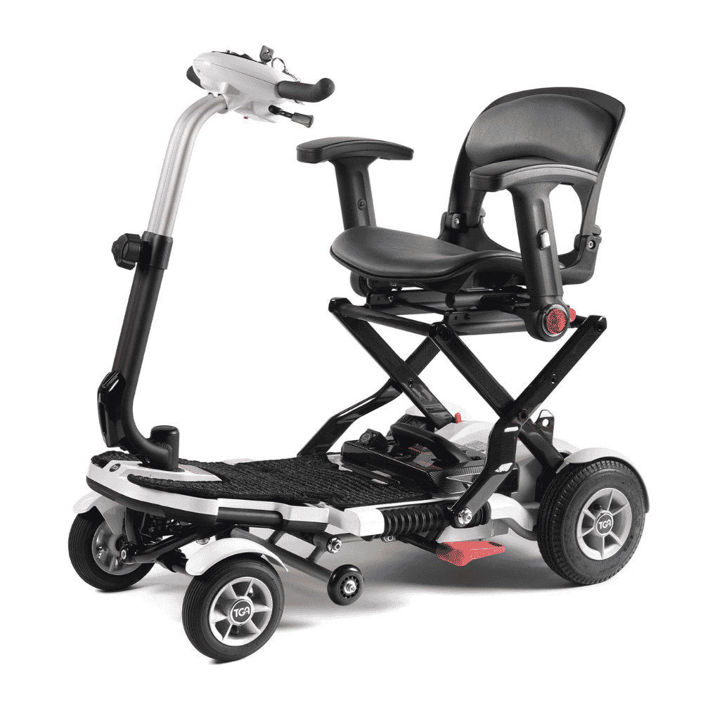 minimo plus folding mobility scooter white