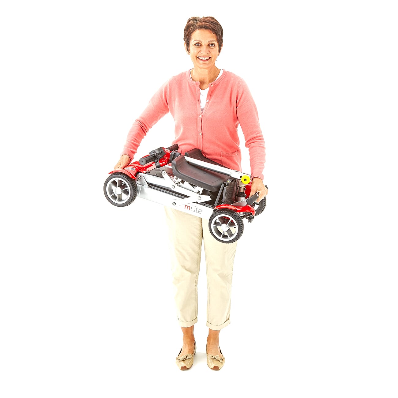 mlite folding mobility scooter grey size