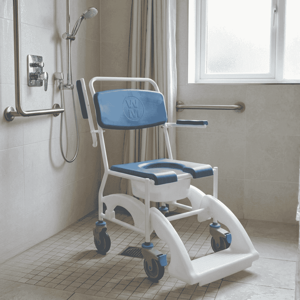 mobile shower commode chair lifestyle